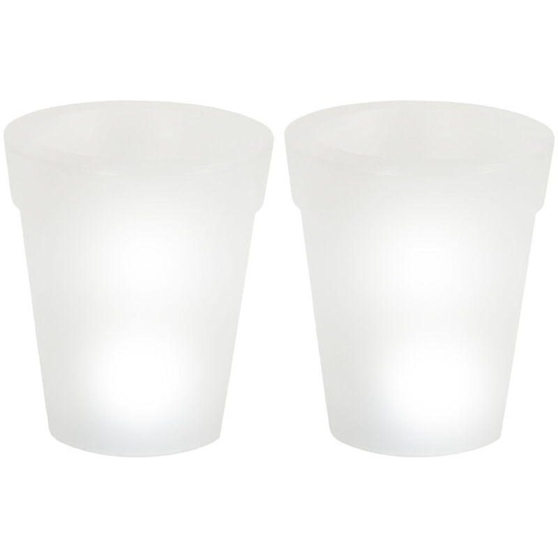Led-solar-blumentopfleuchte – 19 Cm Hoch – Dekorative Außenbeleuchtung