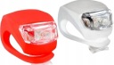 2-teiliges Silikon-set Für Vorder- Und Rücklicht Am Fahrrad Mit Led-technologie