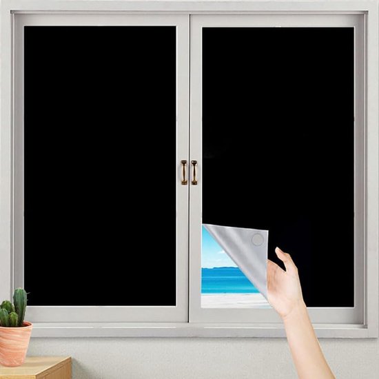 45 X 100 Cm Selbstklebender, Rechteckiger Verdunkelungs-sonnenschutzstoff – Tragbar