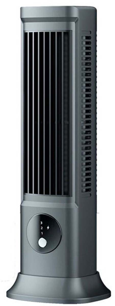 Tischklimaanlage Ohne Rotorblätter, Tragbare, Per Usb Aufladbare Klimaanlage, Drei Lüfterstufen, Leiser Tisch-/tragbarer Ventilator.