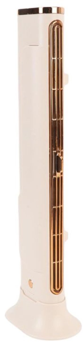 Kompakter, Blattloser Turmventilator – Usb-aufladbar Für Schnelle Kühlung – Horizontal Und Vertikal Einsetzbar Für Schreibtisch Und Boden – Für Zuhause Und Büro – Beige