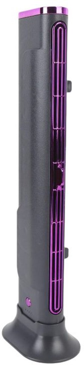 Turmventilator Ohne Rotorblätter – Tragbarer Usb-standventilator – Leistungsstarker Luftstrom, Platzsparend – Für Zuhause, Büro Und Schlafzimmer – Grau