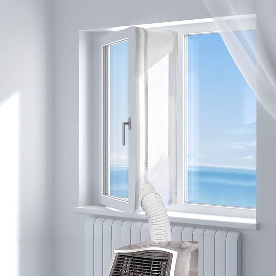 400 Cm Langer Fenster-windschutzstreifen Für Tragbare Klimaanlagen Und Trockner, Einfache Montage.