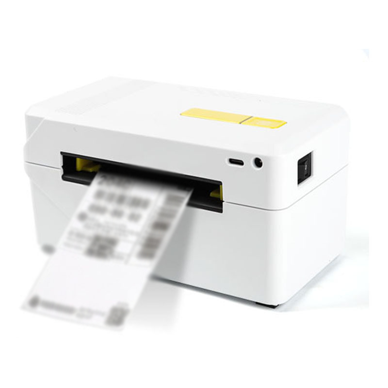 Bluetooth-thermoetikettendrucker, Kabellose 4x6-versandetikettendrucker Für Unternehmen, Kompatibel Mit Android, Ios Und Windows