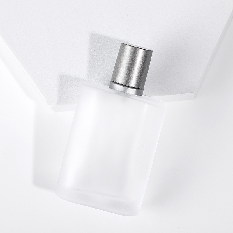 Parfümzerstäuber Aus Mattiertem Glas, Nachfüllbar, Leere Parfümflasche, Unisex (50 Ml)