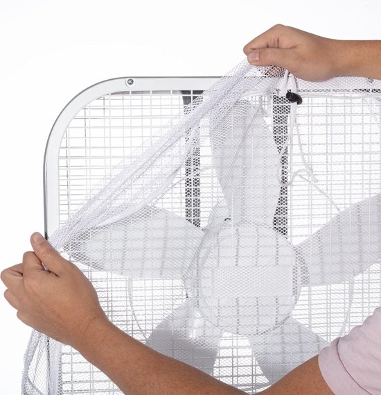 2er-packung Kindersichere Staubschutzhüllen Und Kappen Für 20-zoll-quadrat-boxventilatoren