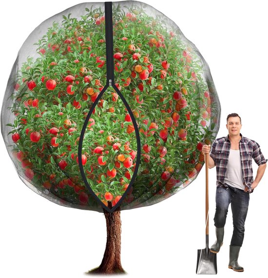 3x3m Pflanzenschutznetz Für Den Garten - Mit Reißverschluss