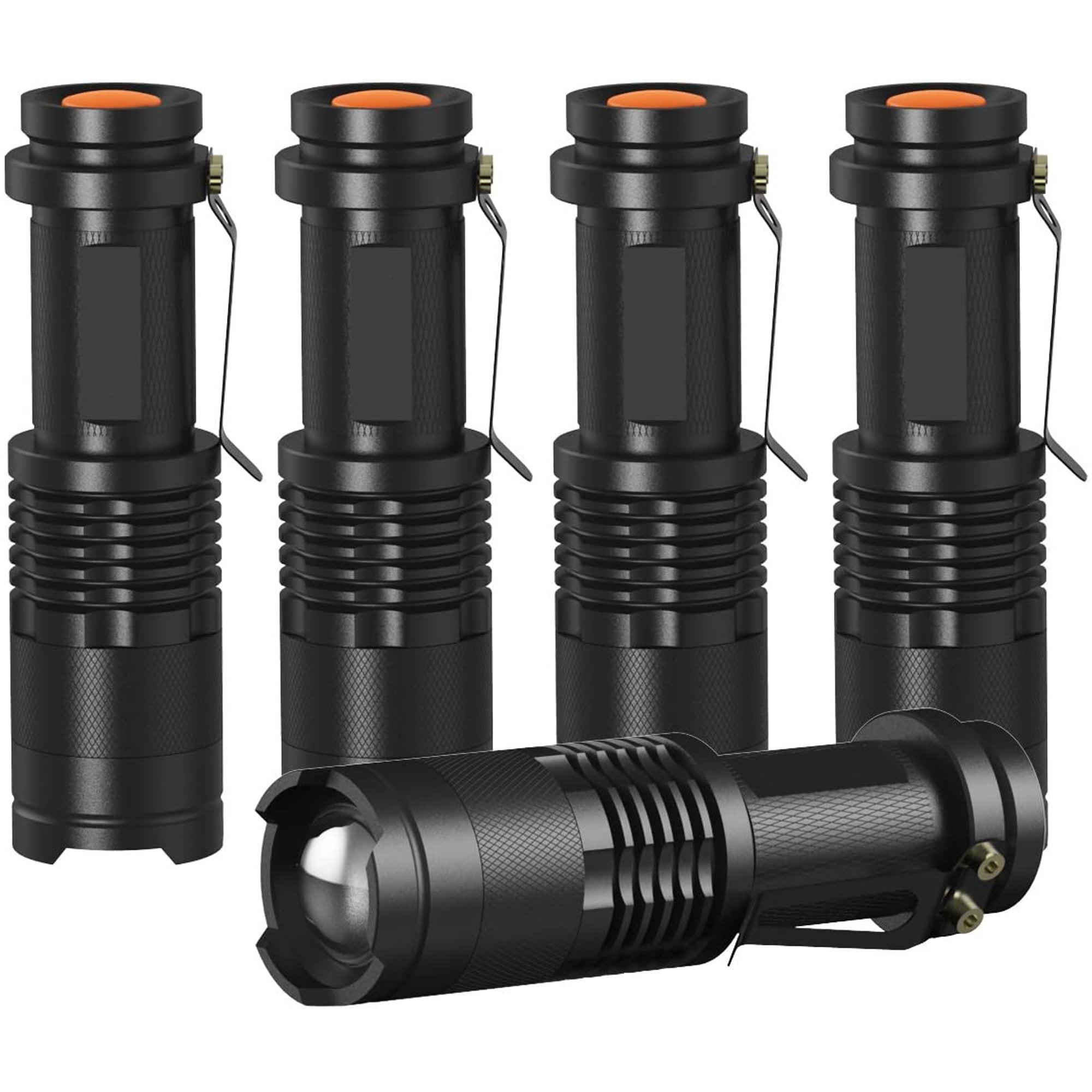 Mini-led-taschenlampen Im Stiftformat (5er-pack), Superhelle Handtaschenlampen, Einstellbarer Fokus, Kompakt Und Tragbar, Ideal Für Kinder Beim Camping Und Radfahren