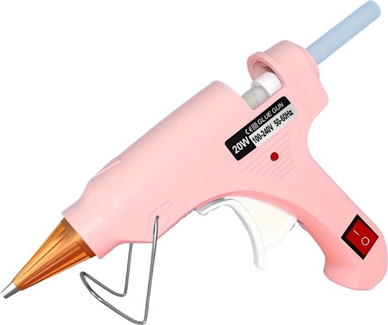 Heißklebepistole – Bastelpistole – Heißklebepistole – Basteln – Rosa