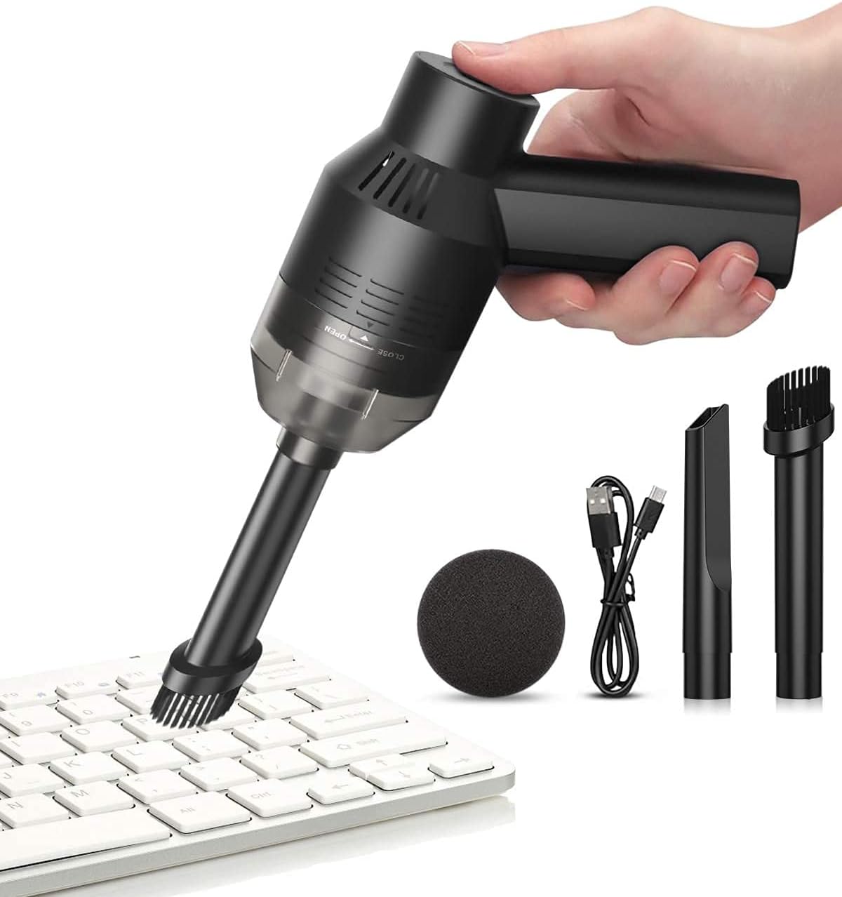 Mini-akku-tischstaubsauger, Geeignet Zur Reinigung Von Staub, Haaren, Flusen, Radiergummiresten, Laptops, Autos, Tierhäusern Und Anderen Orten.