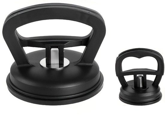 Auto-dellenentferner Mit Saugnapf, Reparaturwerkzeug Zur Dellenentfernung Aus Gummi, Große Und Kleine Größen 11,5 X 11,5 X 9 Cm – Schwarz