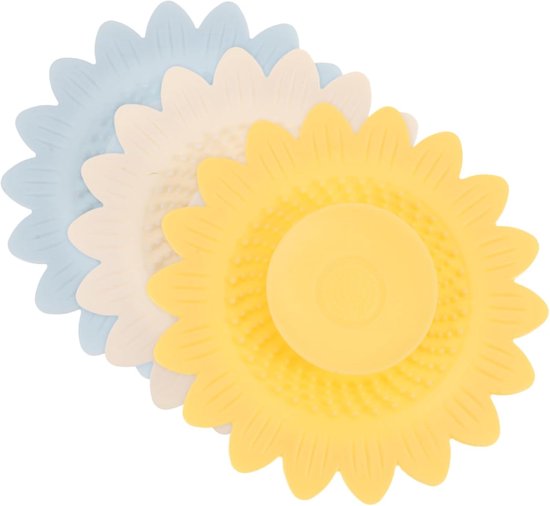 6er-set, Silikon-ablaufstopfen In Sonnenblumenform, Universal-ablaufstopfen, Silikon-badewannenstopfen, Gummistopfen, Duschablaufabdeckung Für Küche, Bad Und Waschküche