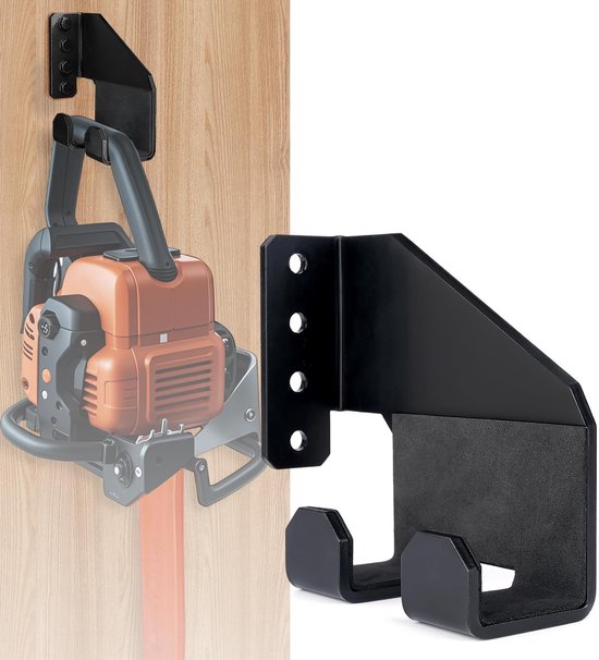 Kettensägenhalterung, Kettensägenständer, Kettensägen-wandhalterung, Kettensägenhalterung Mit Kratzschutzpolster, Wandhalterung, Aufbewahrungsregal, Garten, Garage, Schwarz