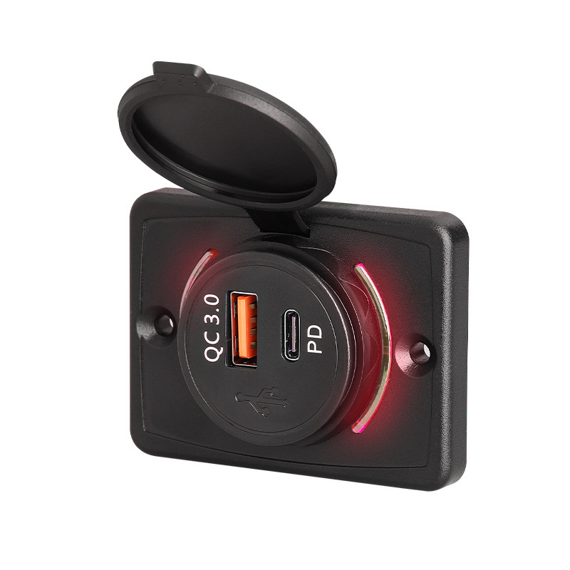 Autoladegerät - Kundenspezifisches Usb-schnellladegerät Für Fahrzeuge Und Schiffe, 12v-24v, Geeignet Für Große Lkw Und Busse.