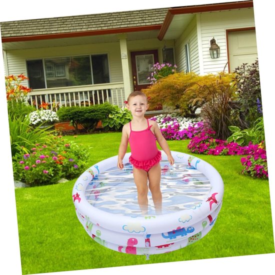 Aufblasbarer Pool – Für Kinder, Für Den Außenbereich, Weißes Pvc