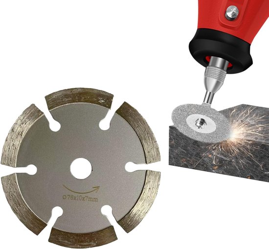 76-mm-diamantschleifscheibe, Geeignet Für Harte Keramikfliesen Und Harte Natursteine.