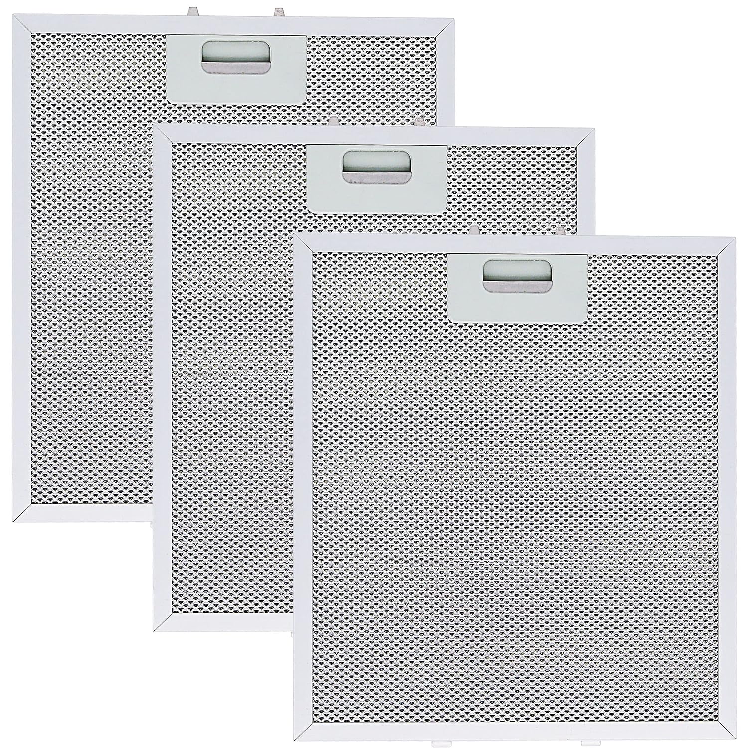 Dreiteiliges Dunstabzugshaubenfilter-set, 10,5 X 12 Zoll, Passend Für Whirlpool/lenn Air W10169961a, Aluminium-dunstabzugshaubenfilter.