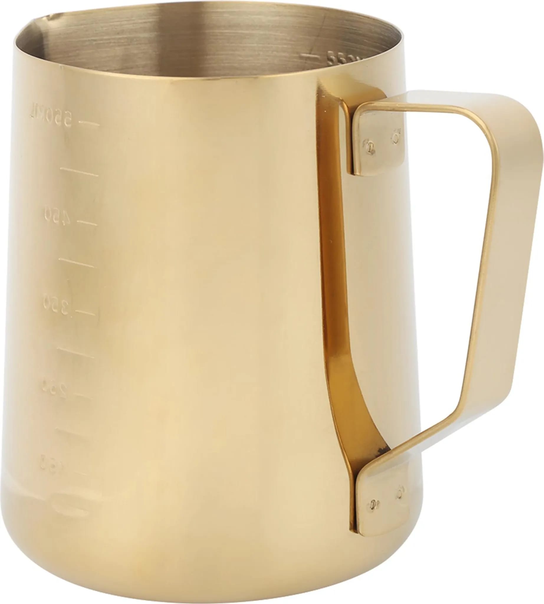 Milchaufschäumer/milchkännchen Aus Edelstahl Mit Skala, Für Den Hausgebrauch Geeignet, Goldfarben, 550 Ml
