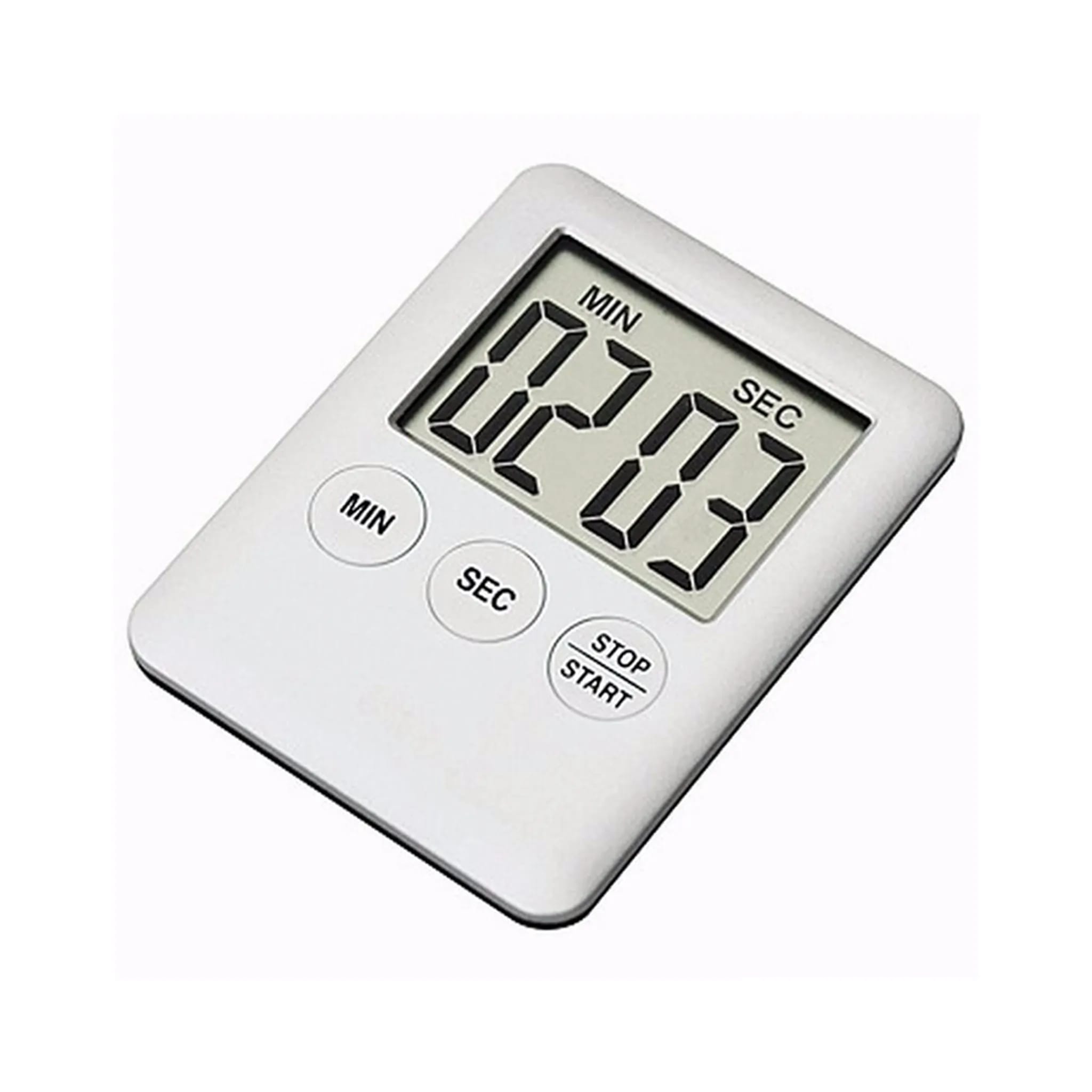 Ultradünner Kochtimer, Küchentimer, Countdown-wecker, Pizzabackzubehör – Weiß, 4er-packung