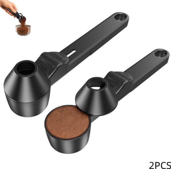 2er-pack Kaffeelöffel – Auslaufsichere Messlöffel – Geeignet Für Kaffeepulver, Proteinpulver Und Tee – Schwarz – 19,5 X 5 X 4,5 Cm