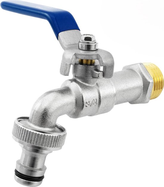Hochwertiger 3/4-zoll-messingwasserhahn – Rost- Und Frostbeständiger Wasserhahn Für Gärten, Waschmaschinen Und Regentonnen