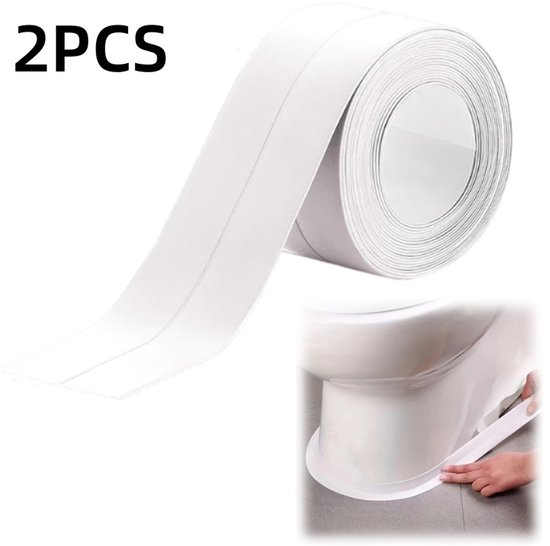 2er-packung Wasserdichtes Dichtungsband Für Küche Und Bad, 3,8 X 320 Cm