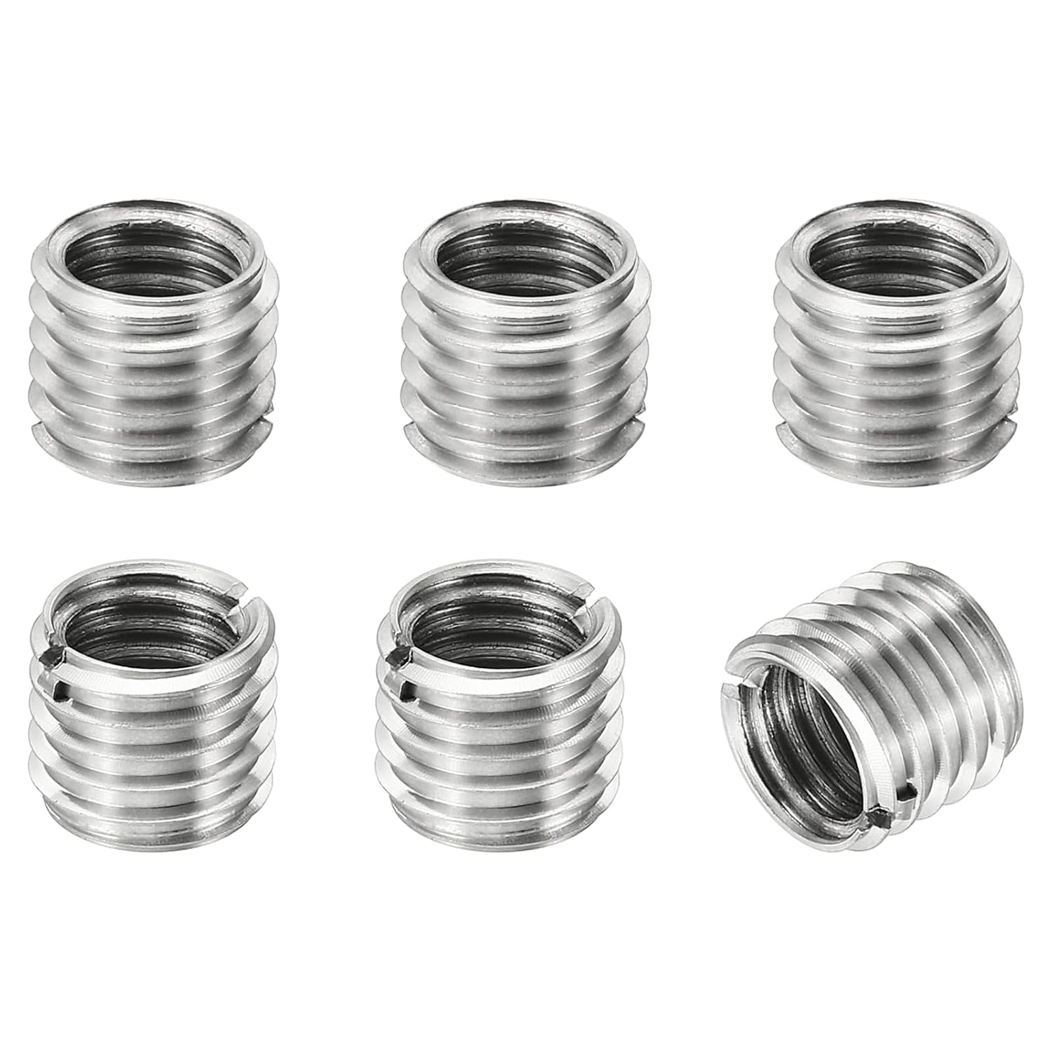 20-teilige Packung Mit Reparatureinsätzen, Muttern, Schrauben Und Befestigungselementen Aus Edelstahl Für M12x1,75 Außengewinde Auf M10x1,5 Innengewinde.