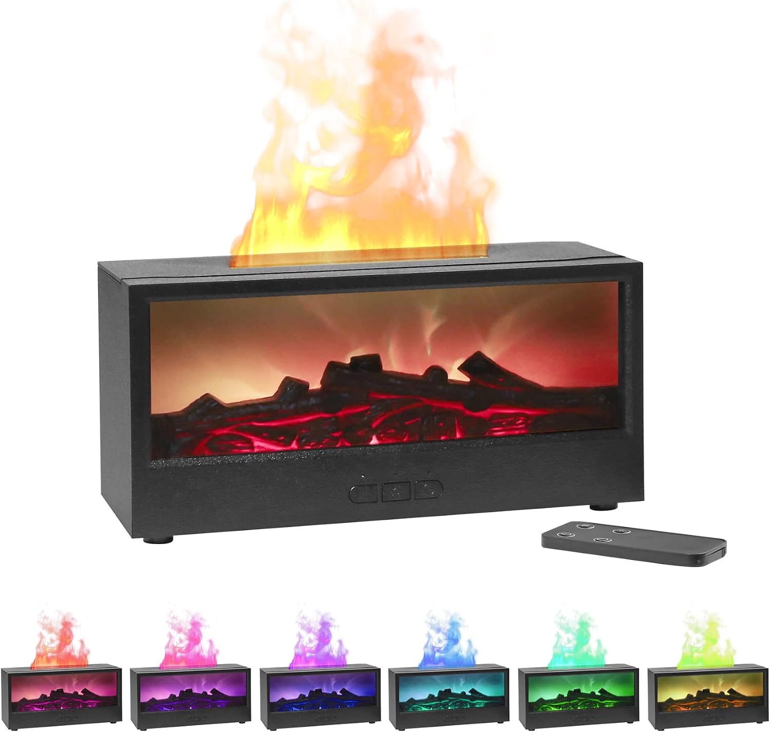 Raumdiffusor Für Ätherische Öle – Luftdiffusor – Flammenfarbe – Wasserdampf – Kamin – Heizung – Aromatherapie – Aromatherapie Im Wohn-/schlafzimmer