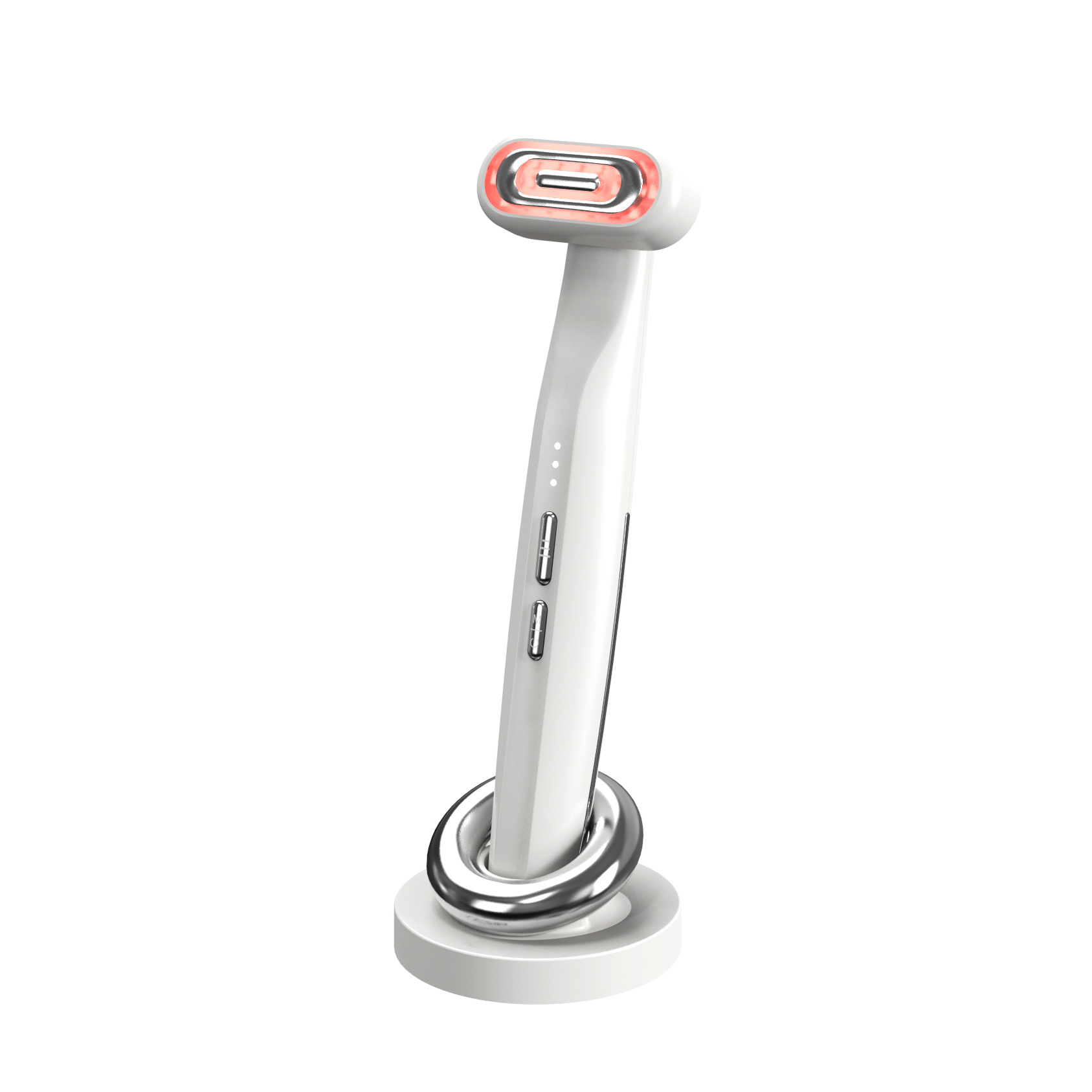 Rotlichttherapiegerät Für Augen Und Gesicht, 4-in-1-gesichtsbehandlungsgerät, Mehrfarbiges Hochfrequenz-augenmassagegerät, Ems-mikrostrom-facelift