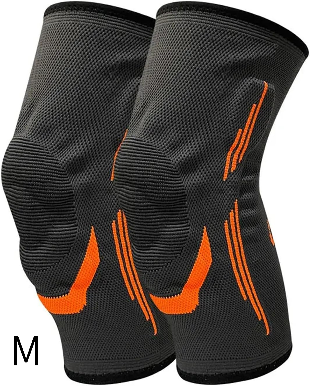 Kompressions-kniebandage, Kniebandage Bei Arthritis, Gelenkstütze, Sportsicher, Für Volleyball, Gymnastik Und Andere Sportarten, Schützt Die Gelenke (m, Orange)