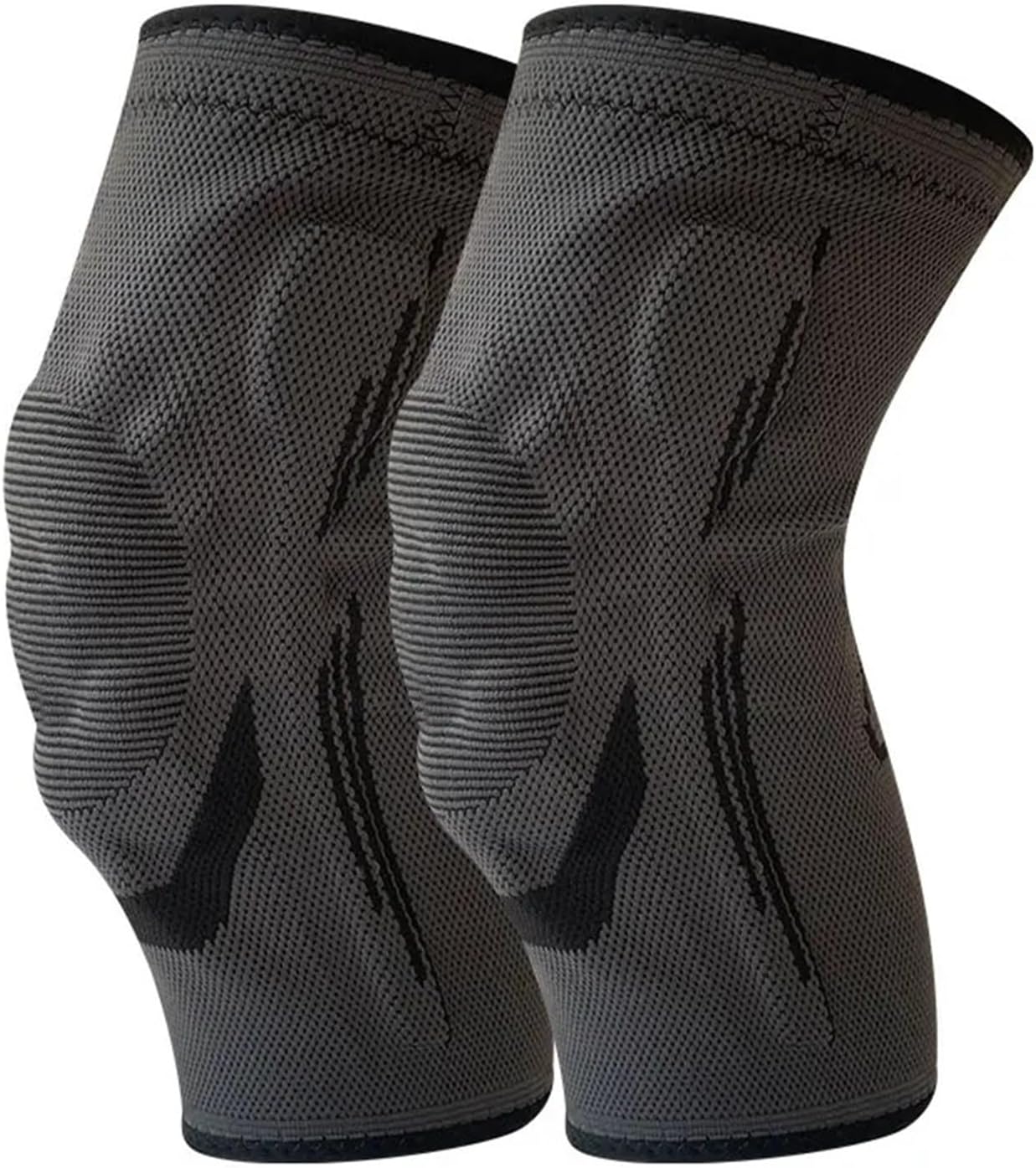 Kompressions-kniebandage, Kniebandage Bei Arthritis, Gelenkstütze, Sicher Für Sport - Für Volleyball, Gymnastik Und Andere Sportarten, Schützt Die Gelenke (l, Schwarz)