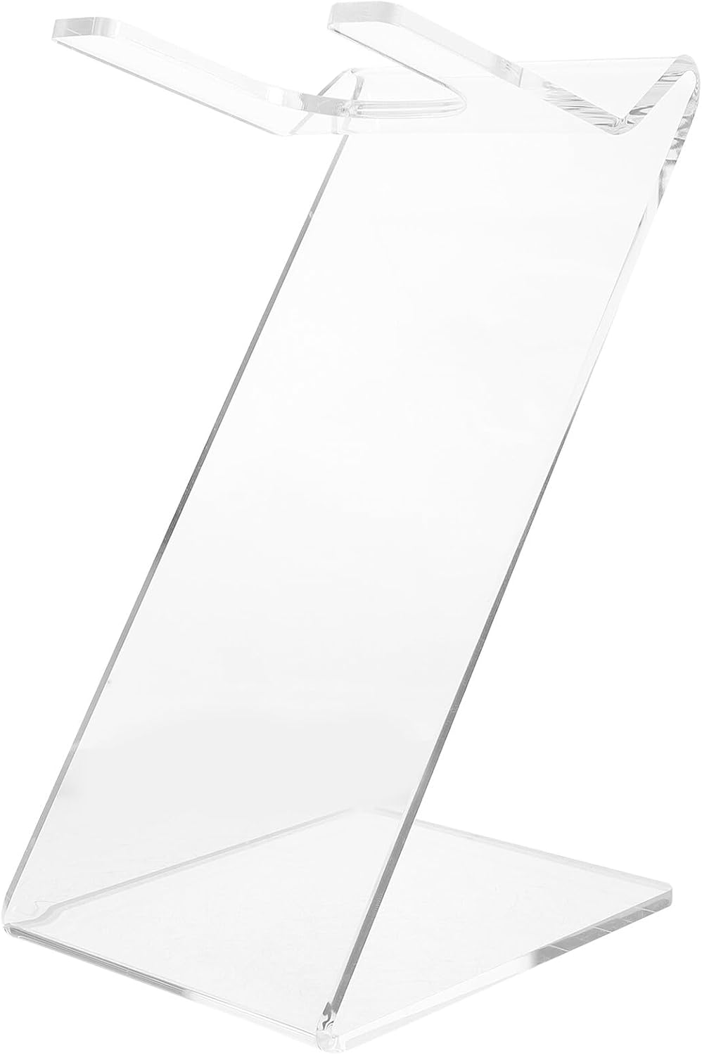 Transparenter Acryl-haartrocknerständer, Kompakter Und Robuster Tischpräsentationsständer.
