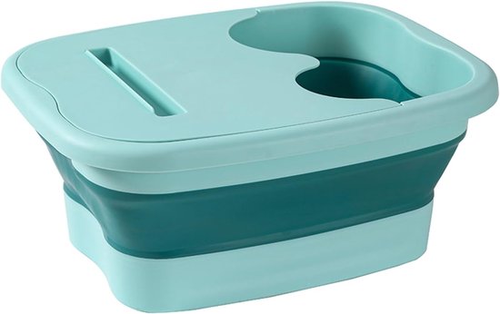 Fußbadewanne, Faltbare, Ergonomische, Tragbare Wanne Mit Bodenmassagefunktion
