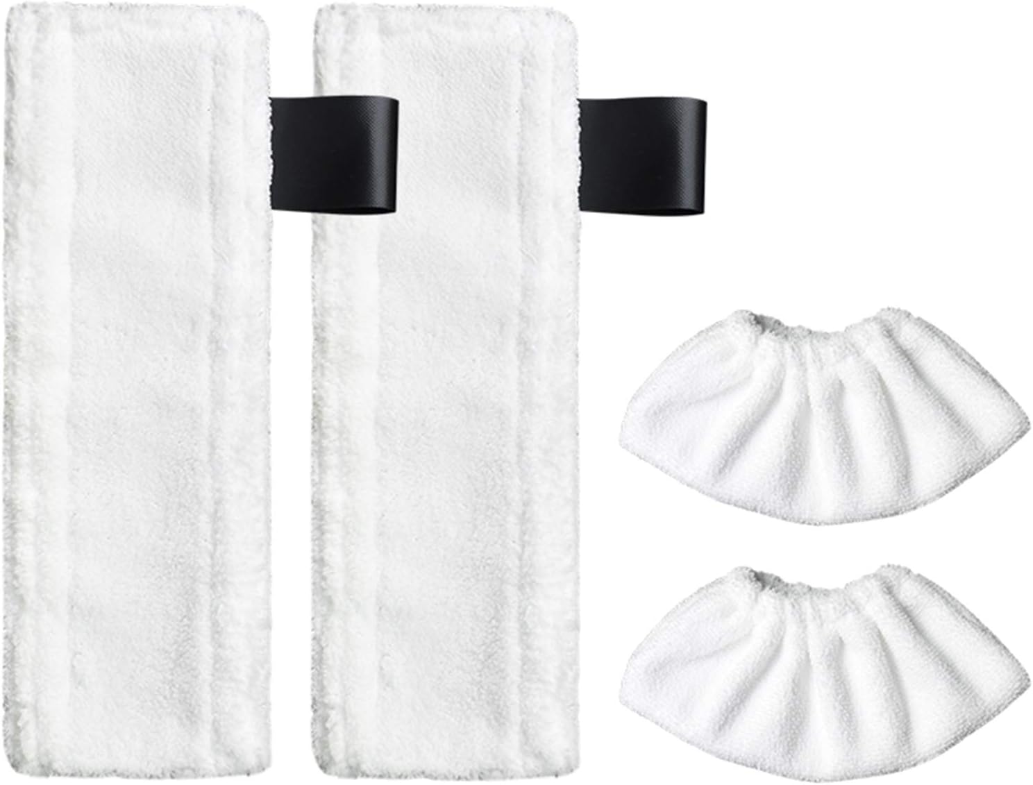 Passend Für 4 Ersatz-mikrofaser-wischmopptücher Mit Pads, Passend Für Kärcher Easyfix Dampfreiniger Sc2, Sc3, Sc4 Und Sc5 Zubehör