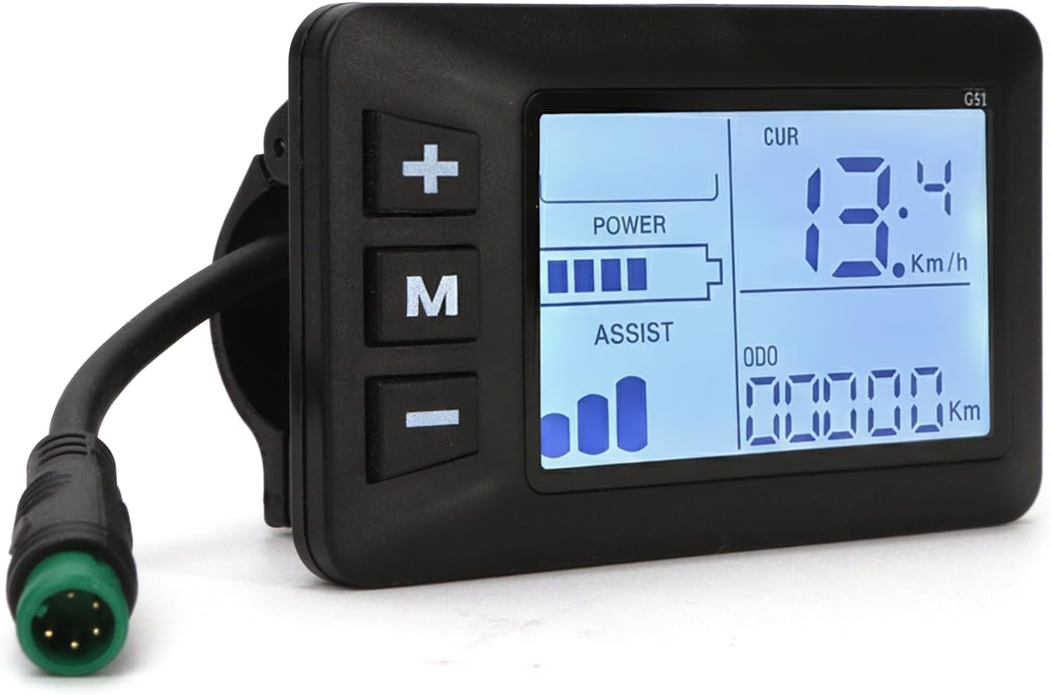 Display-controller Für Elektrofahrräder, 5-poliges Lcd-farbdisplay, Intelligentes Bedienfeld Für 24v, 36v Und 48v Tachometer G51