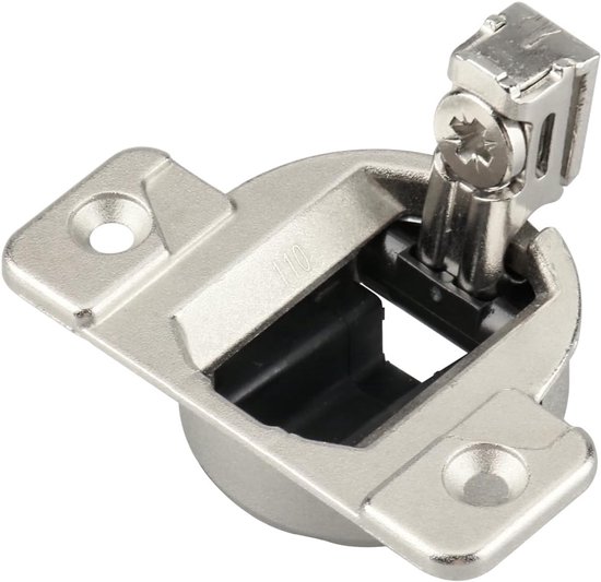 8-teiliges Set – Scharniere – 110°-scharniere – Passend Für Blum-schrankscharniere – Montageplatte Nicht Enthalten – Zinklegierung – Schranktürscharniere – Silber