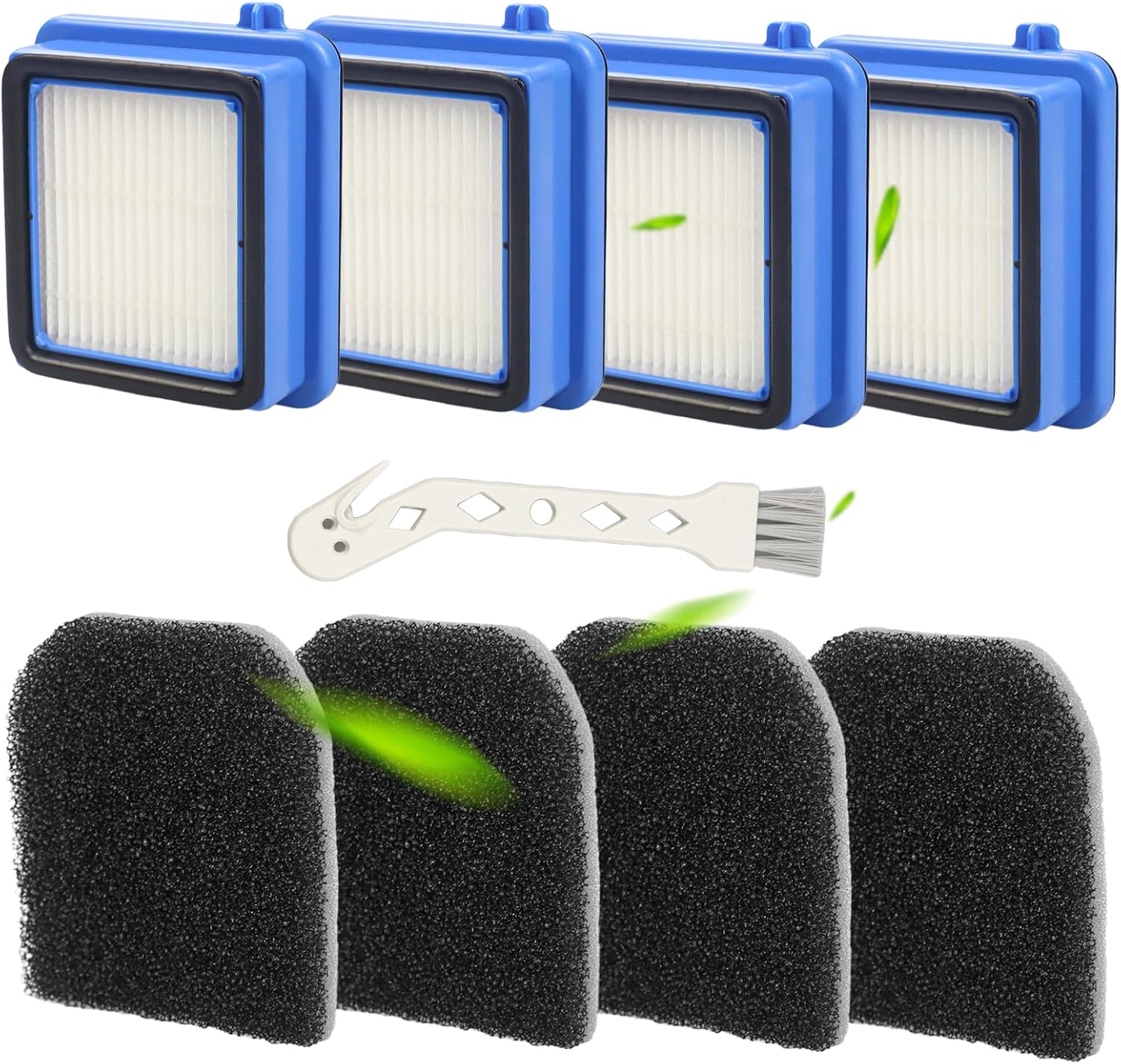 Passend Für Electrolux Q6/q7/q8 Staubsauger-filterkartuschen, Hepa-filter Und Reinigungsbürsten – 4-teiliges Set