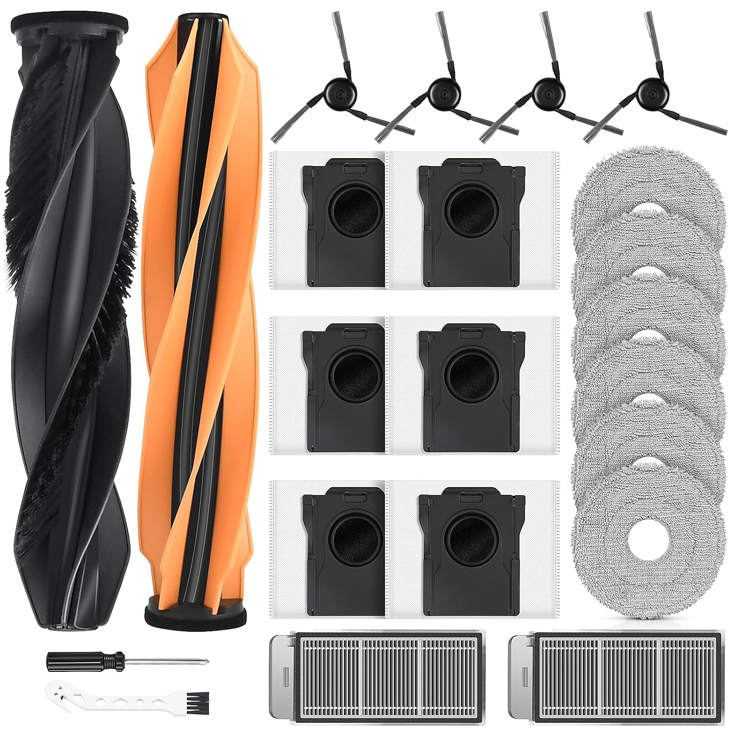 22-teiliges Zubehörset Für Die Saugroboter Dreame X50 Ultra Complete/l50 Pro Ultra/x50 Master/l40s Pro Ultra