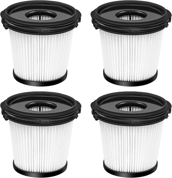 4-teiliges Ersatzfilterset, Waschbare Filter Zum Herausfiltern Von Staub Und Schmutz Aus Dem Abfalleimer