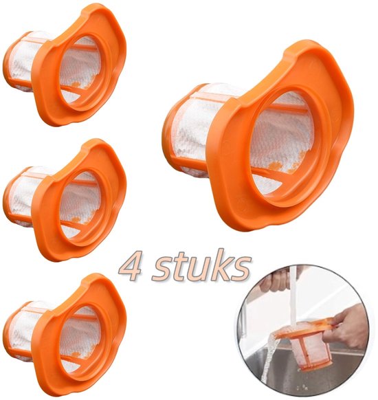 4er-pack Waschbare Staubsaugerfilter Für Black & Decker Modelle