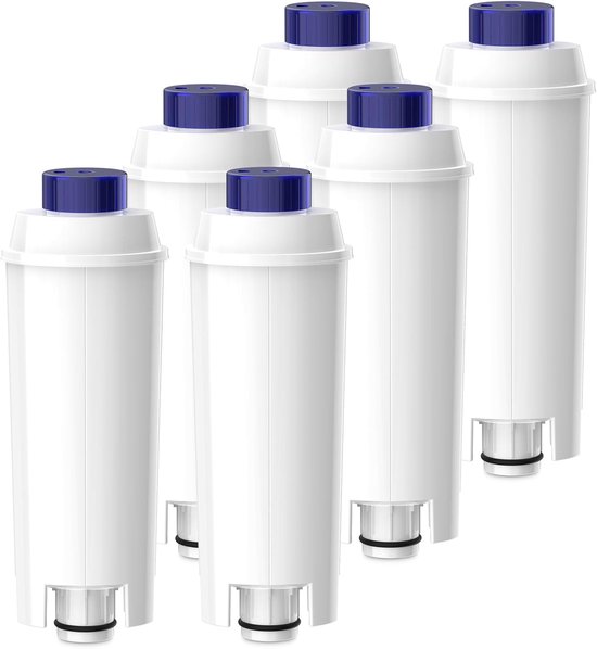 Wasserfilterkartuschen (6er-pack) Für Delonghi Magnifica/dinamica/ecam/etam/esam/bco Wasserenthärter.