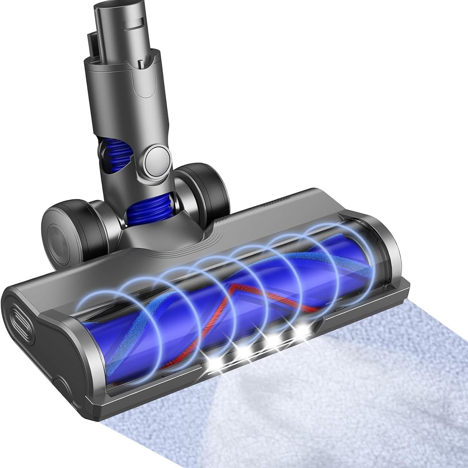 Ersatzteile Für Dyson V6 Dc59 Dc61 Dc62 Dc74 Staubsauger, Einschließlich Einer Turbobürsten-reinigungsdüse Mit 4 Led-leuchten, Geeignet Für Böden &