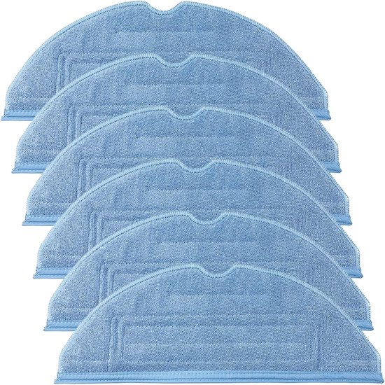 Set Mit 6 Wiederverwendbaren Und Waschbaren Mikrofaser-ersatzwischtüchern Für Roborock S7, S7 S, S7 Maxv, S7 Maxv Plus Und Maxv.