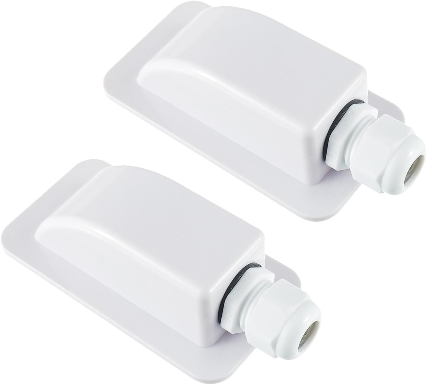 Ip68 Wasserdichter Einzel-solarkabel-eingangsstecker, Geeignet Für Wohnmobil- Und Schiffs-solarpaneele (2er-pack)