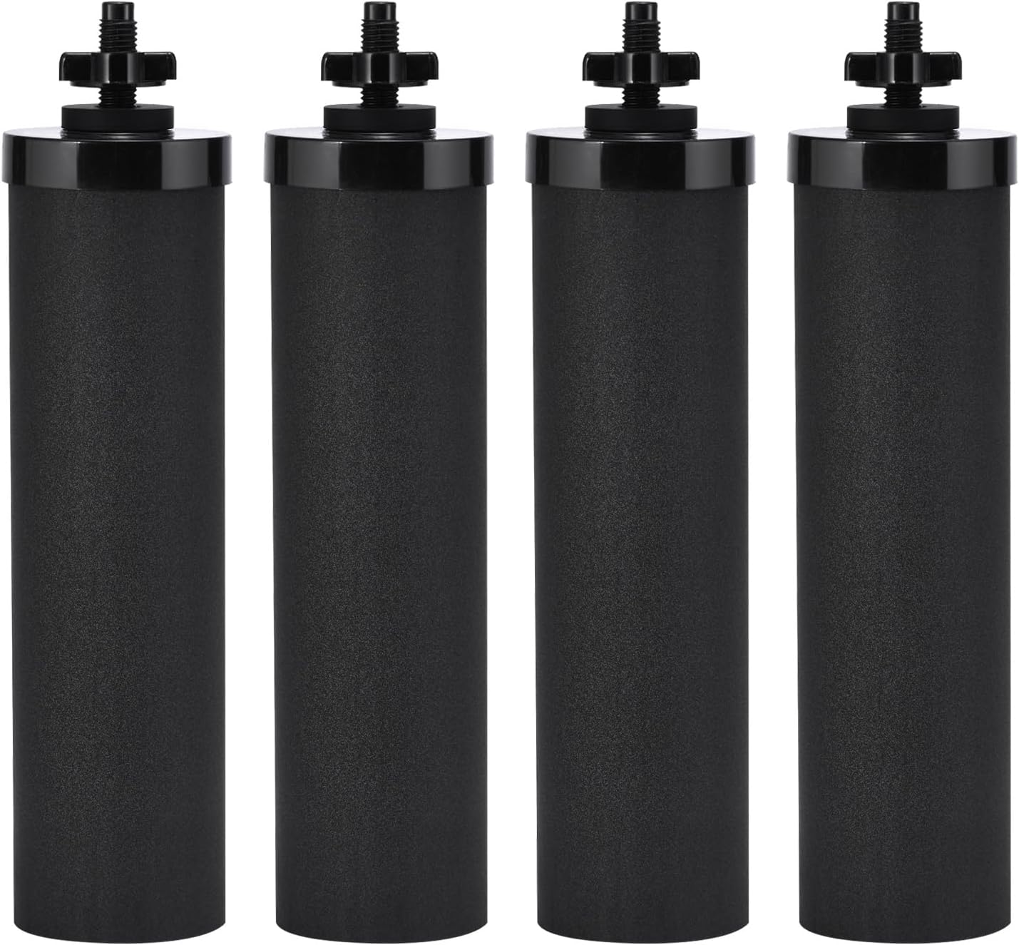Berkey Wasserfilter-ersatzset Für Wasserfiltersysteme – 4-teiliger Schwarzer Aktivkohlefilter – Berkey Schwerkraftwasserfilter