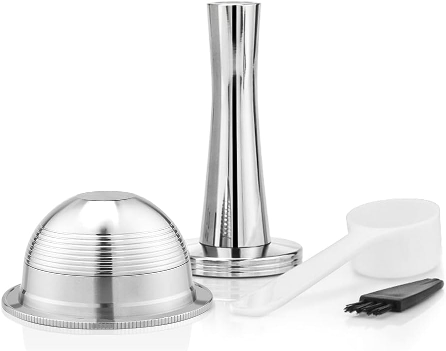 Nachfüllbare Nespresso Vertuo Plus Kaffeekapseln Aus Edelstahl (70 Ml / 2,4 Oz)