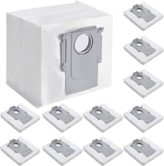 12 Staubsaugerbeutel Für Roborock Q5+, Q7+, S7, S8 Serie – 155 X 130 Mm