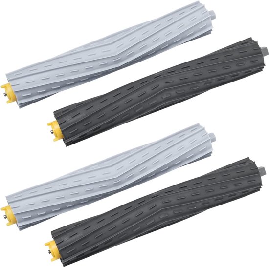 Jajadeal Bürstenzubehör Für Irobot Roomba 800/900 Serie (860-980), 4 Gummibürsten