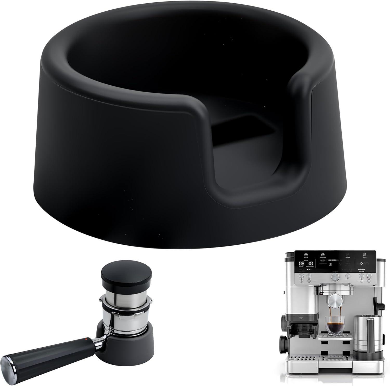 Geeignet Für Den Siebträgerfuß Der Ninja Espressomaschine Es601, Den Silikon-kaffeetamperfuß Und Den Kompatiblen Kaffeesiebträgerfuß.