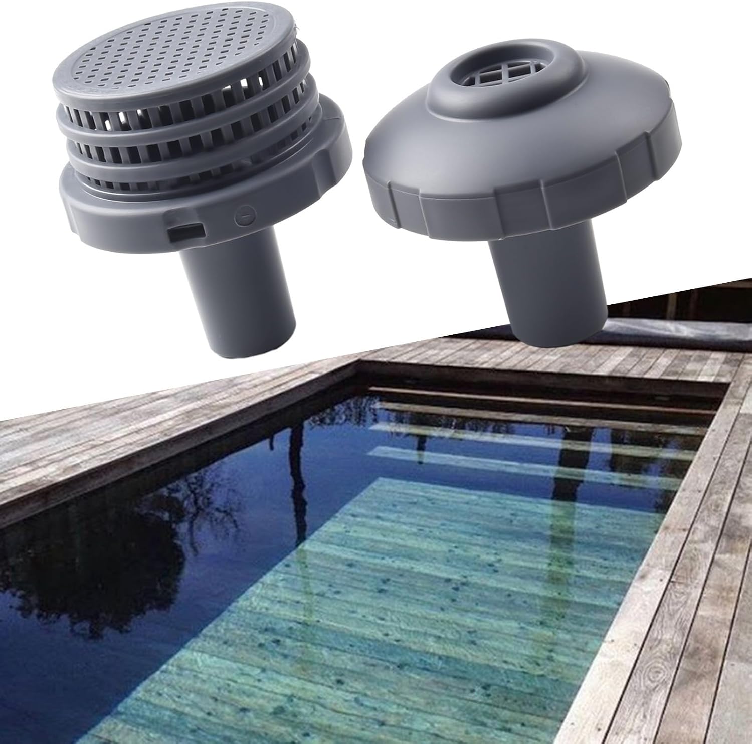 32-mm-pooleinlaufdüsen-set – Passend Für Intex-gartenpools Mit Netzschlauchanschluss – Ersatzteile – Reinigungszubehör